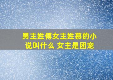 男主姓傅女主姓慕的小说叫什么 女主是团宠